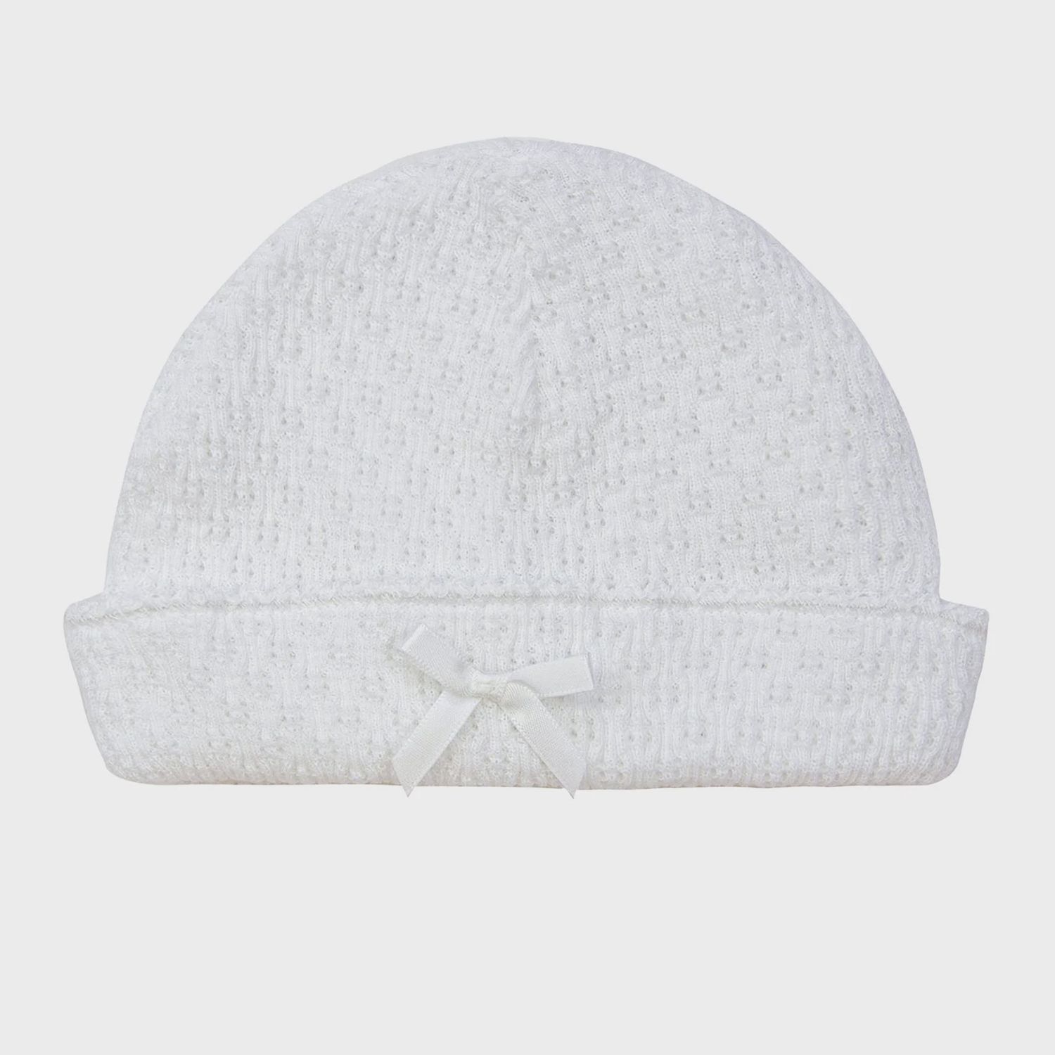 KNIT SAYLOR BEANIE- WHITE