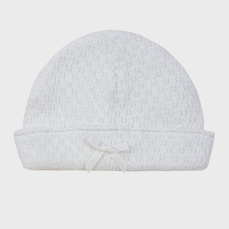 KNIT SAYLOR BEANIE- WHITE