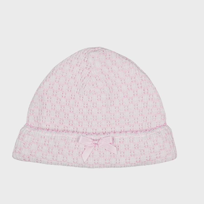 KNIT SAYLOR BEANIE- PINK