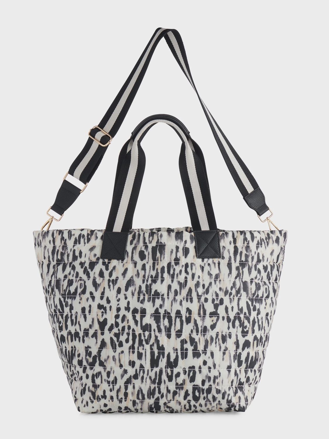 EZRA TRAVEL TOTE - LEOPARD