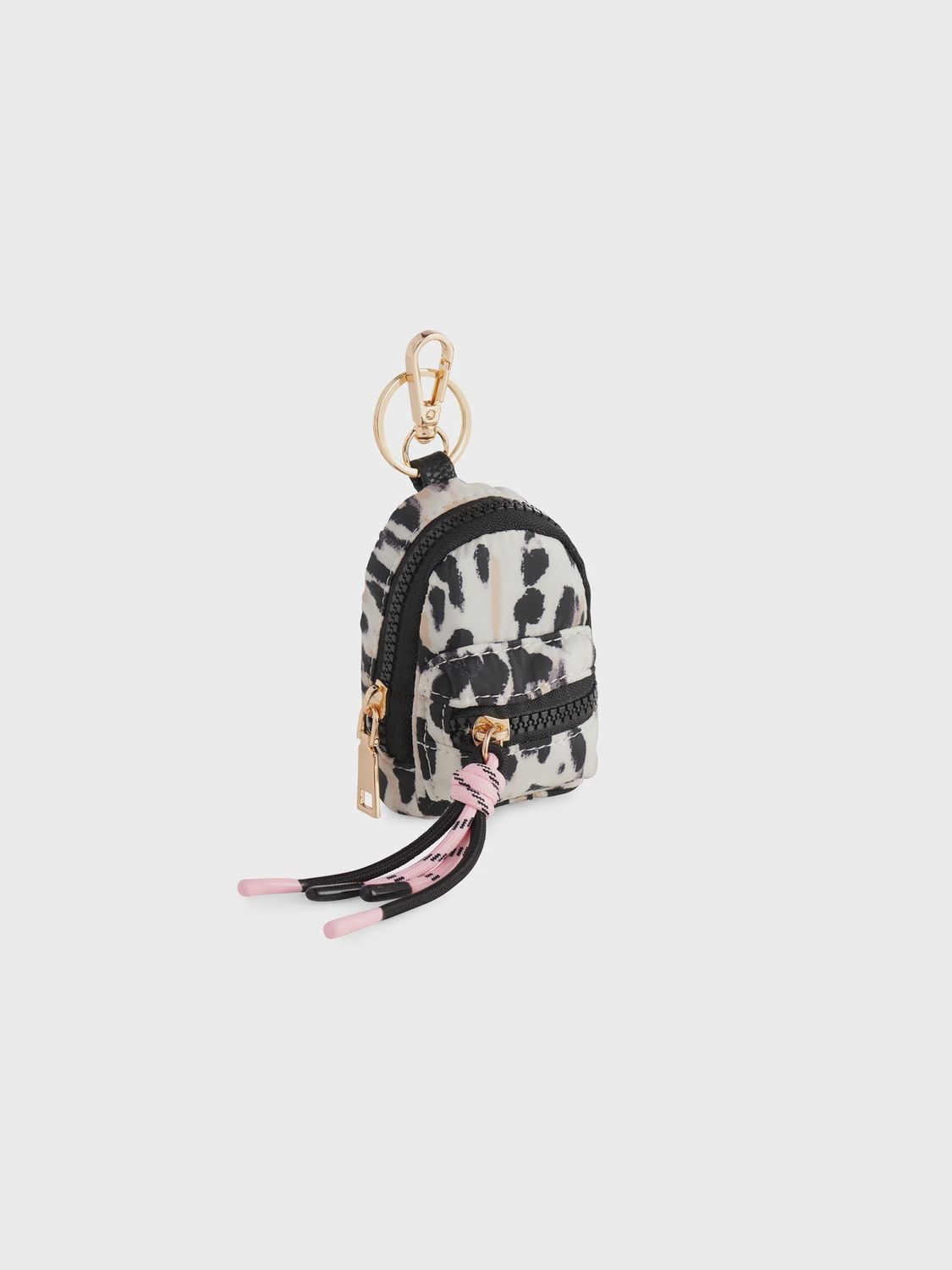 EZRA MINI BACKPACK CHARM - LEOPARD