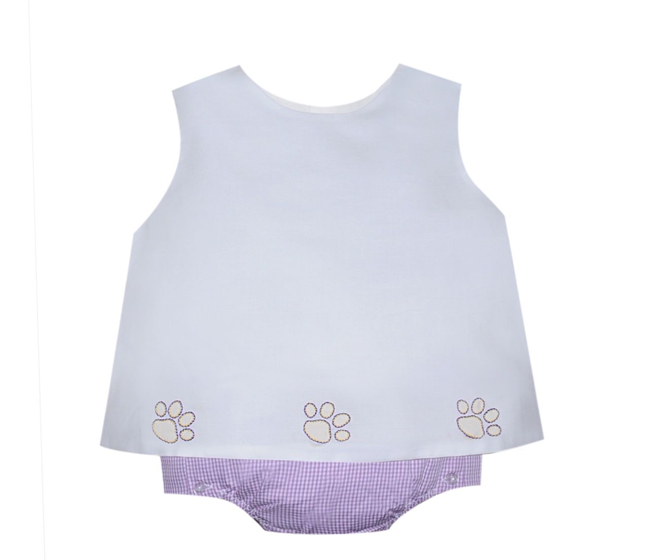 PURPLE &amp; GOLD UNISEX DIAPER SET