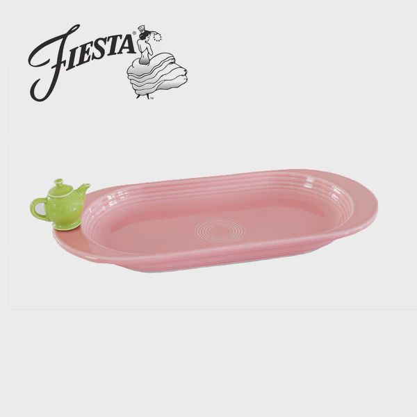 FIESTA BREAD TRAY WITH TEAPOT MINI