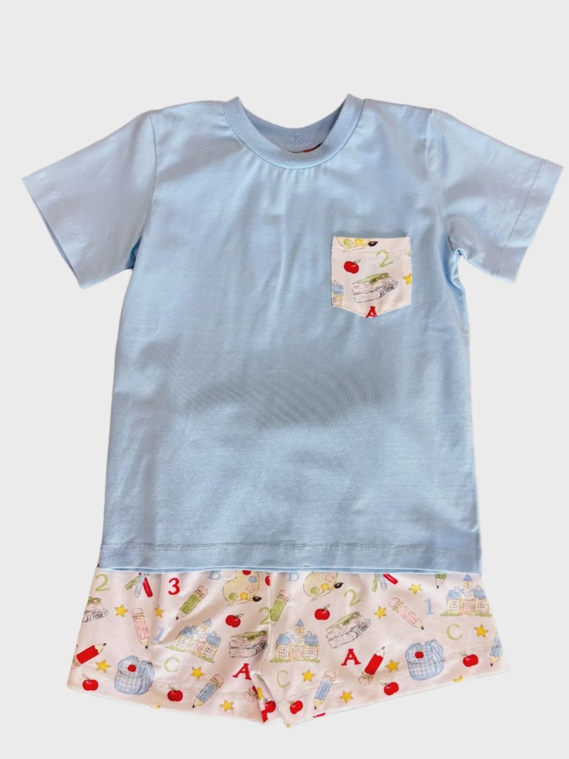 APPLE A DAY BOYS SHORT SET