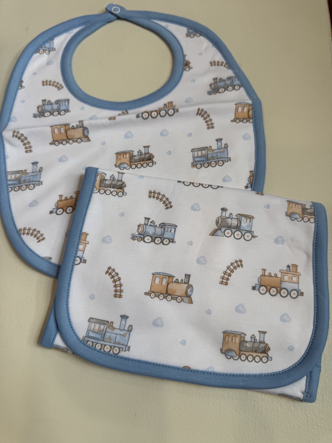 THE CHOO CHOO COLLECTION PIMA BIB