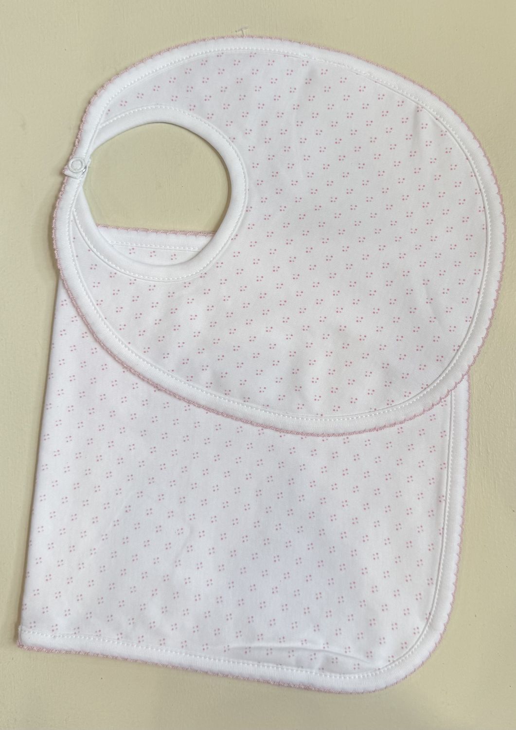 PINK DOTS PIMA BIB
