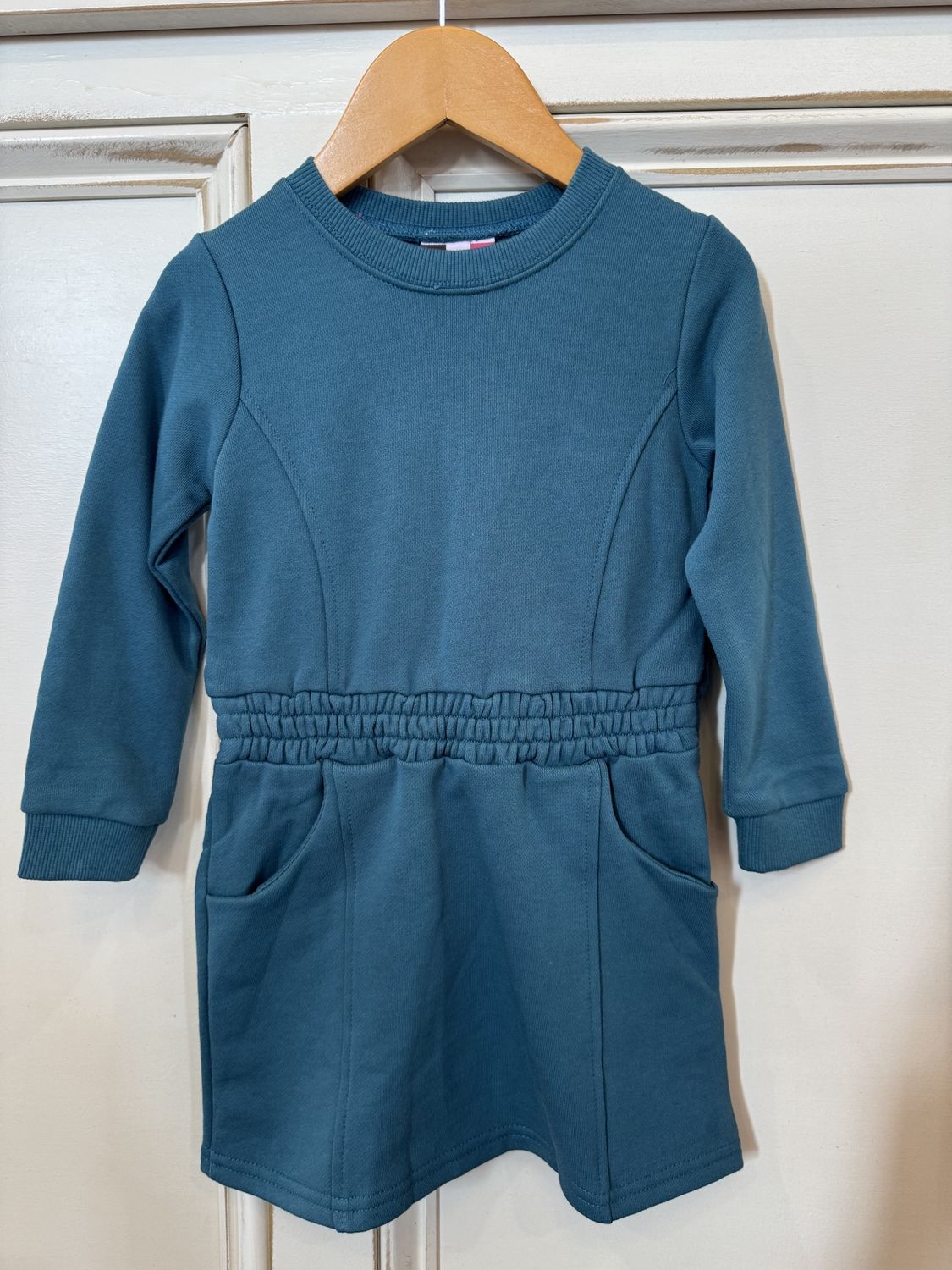 VIVI SWEATSHIRT DRESS - TEAL