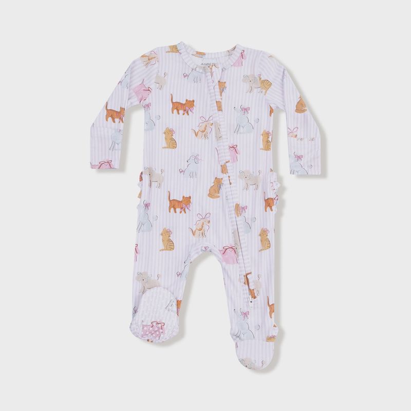FANCY PETS 2-WAY ZIPPER RUFFLE BACK FOOTIE