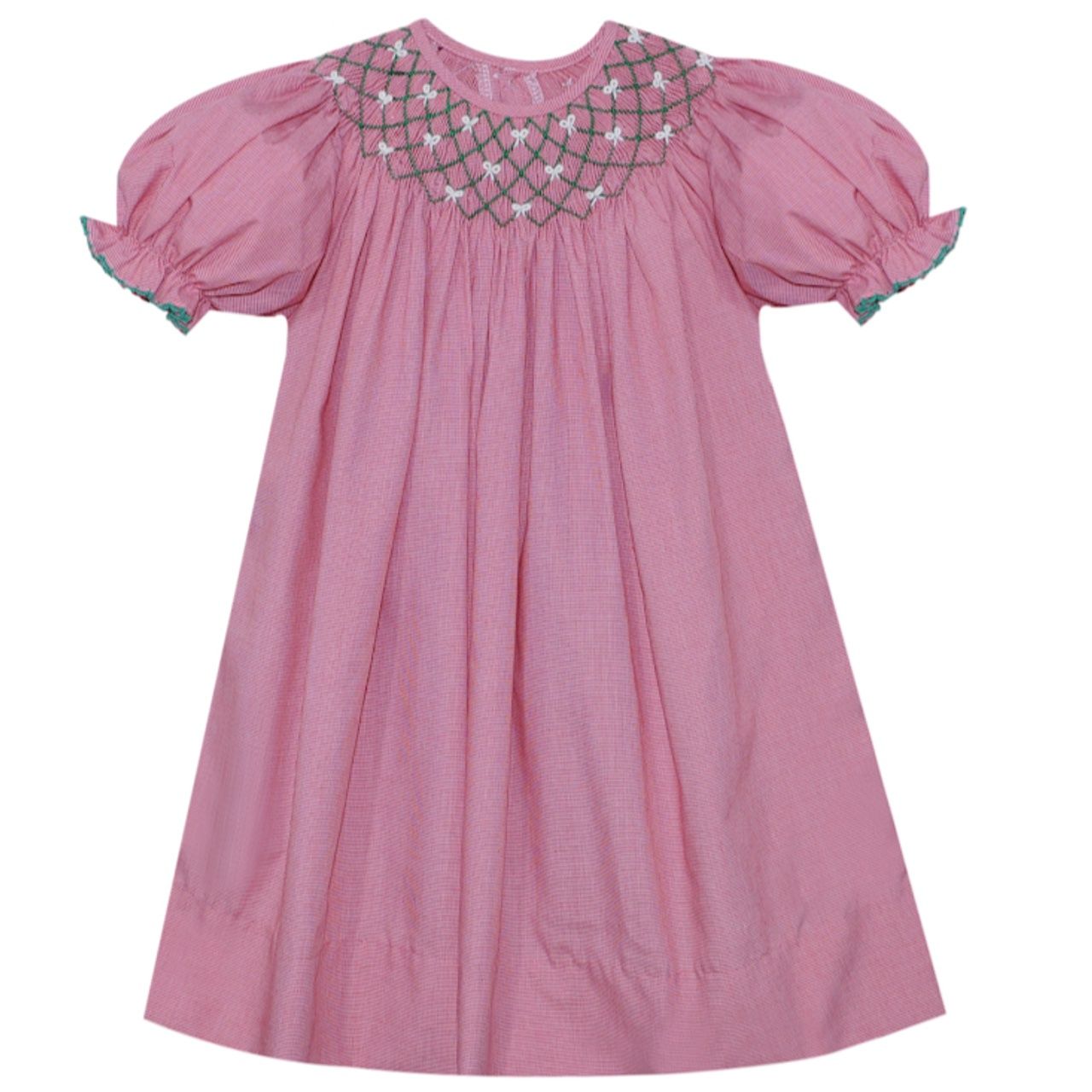 CHRISTMAS RED BEATRICE BISHOP DRESS