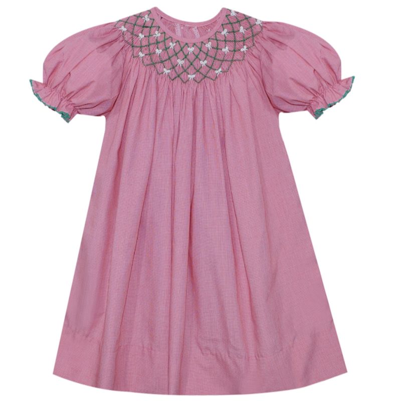 CHRISTMAS RED BEATRICE BISHOP DRESS