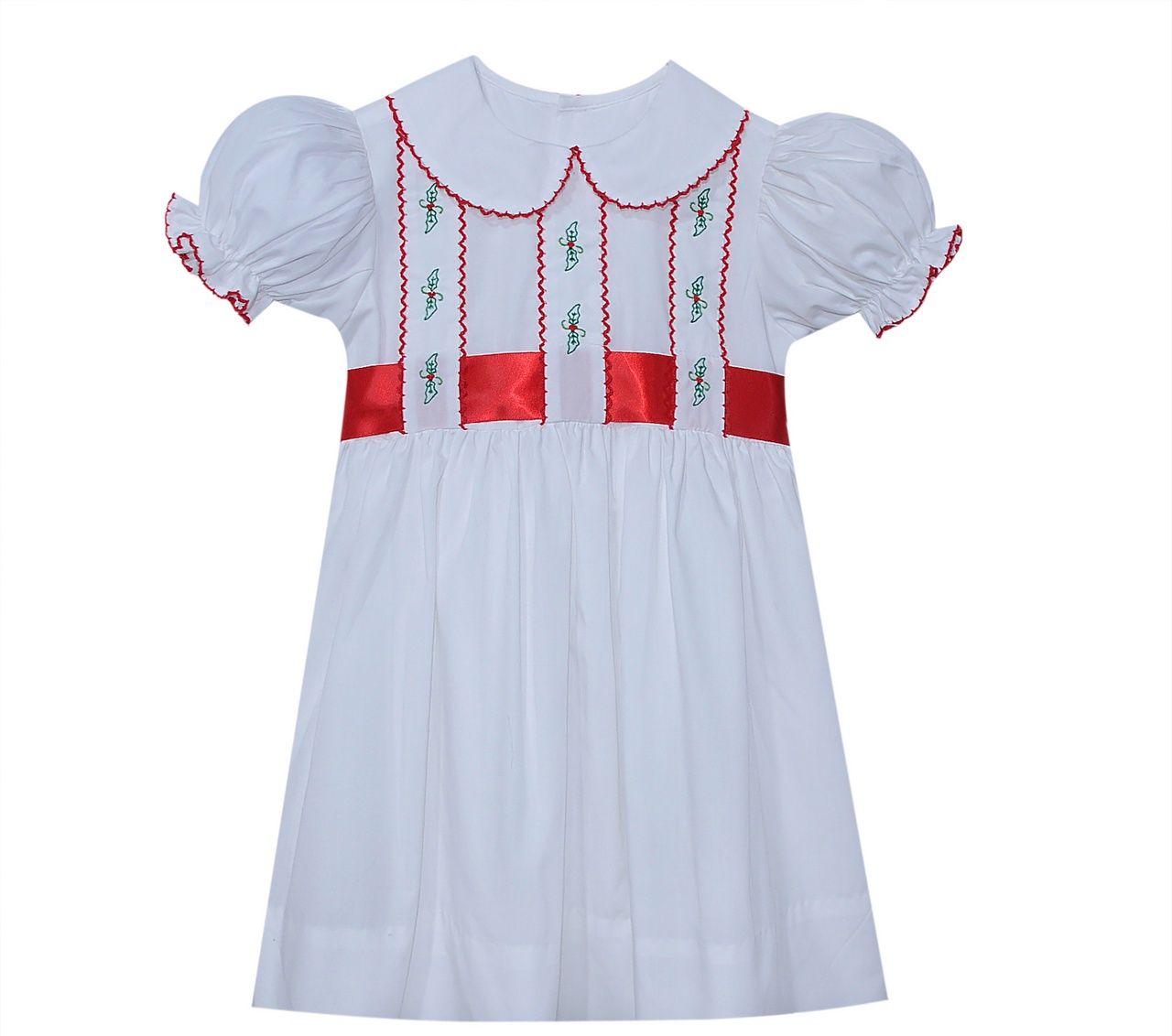 WHITE CHRISTMAS HOLLIES PSALM DRESS