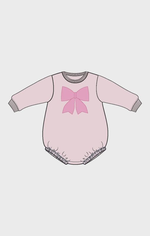 PRETTY BOWS FRENCH TERRY SWEATSHIRT BUBBLE