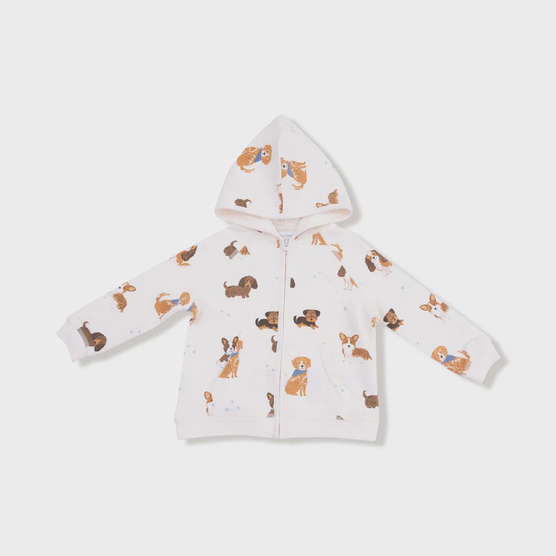 BEST FRIEND DOGS FRENCH TERRY UNI ZIP HOODIE