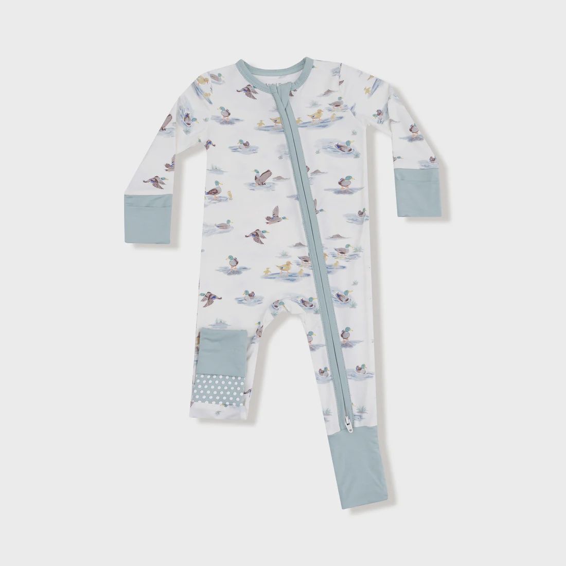 MIGRATING MALLARDS 2-WAY ZIPPER ROMPER