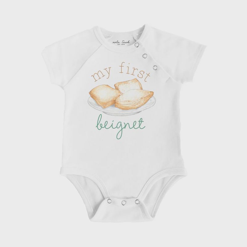 MY FIRST BEIGNET ONESIE