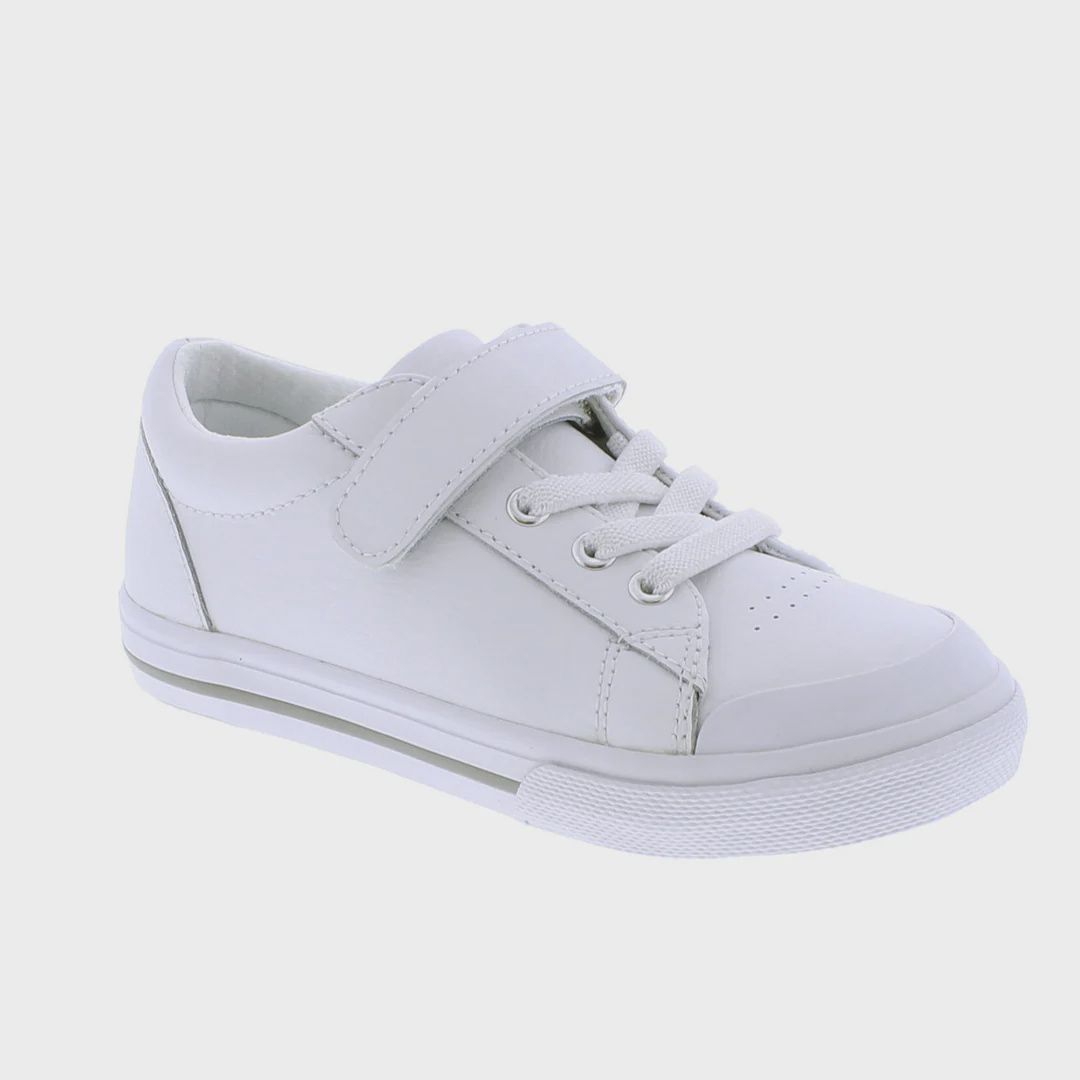 REESE WHITE LEATHER SHOES