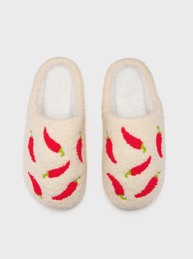 CHILI PEPPER SLIPPERS