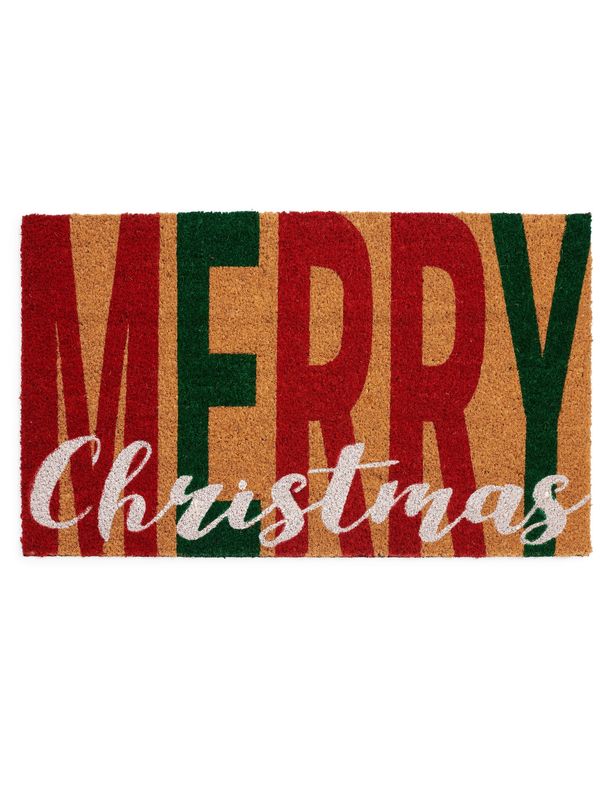 MERRY CHRISTMAS DOORMAT