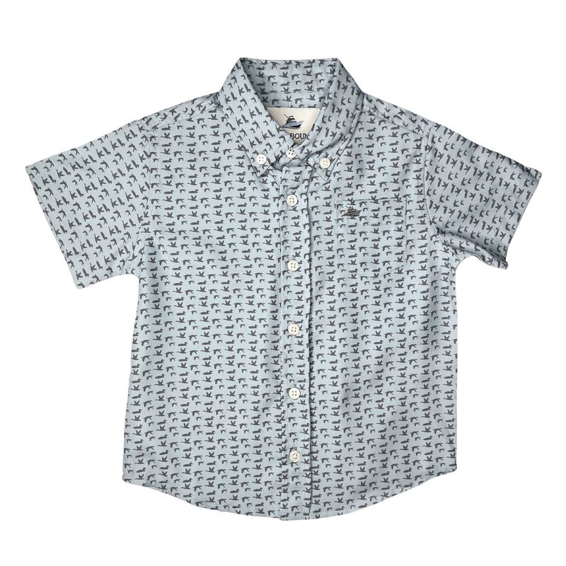 PERF DRESS SHIRT - BLUE DUCK