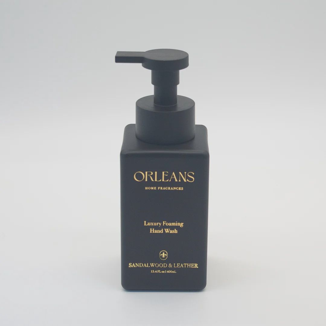 FOAMING HAND WASH- SANDALWOOD &amp; LEATHER
