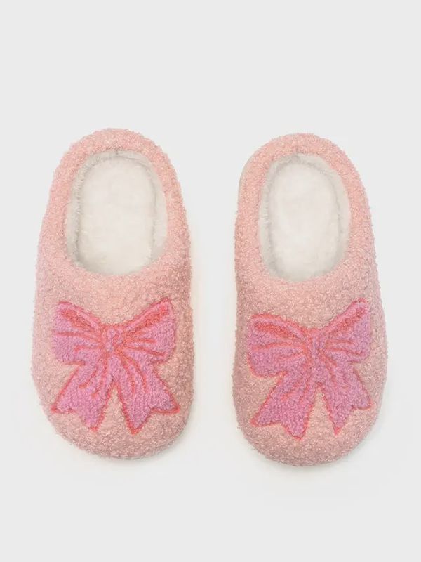 KIDS BOW SLIPPERS