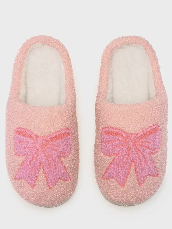 PRETTY BOW SLIPPERS