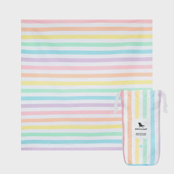 DOCK &amp; BAY PICNIC BLANKET- UNICORN WAVES