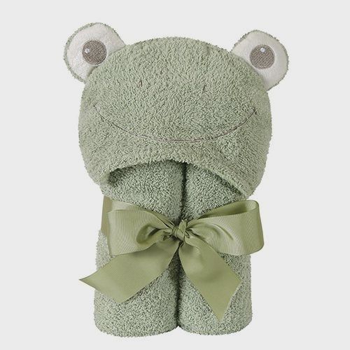 FROG HOODED TOWEL