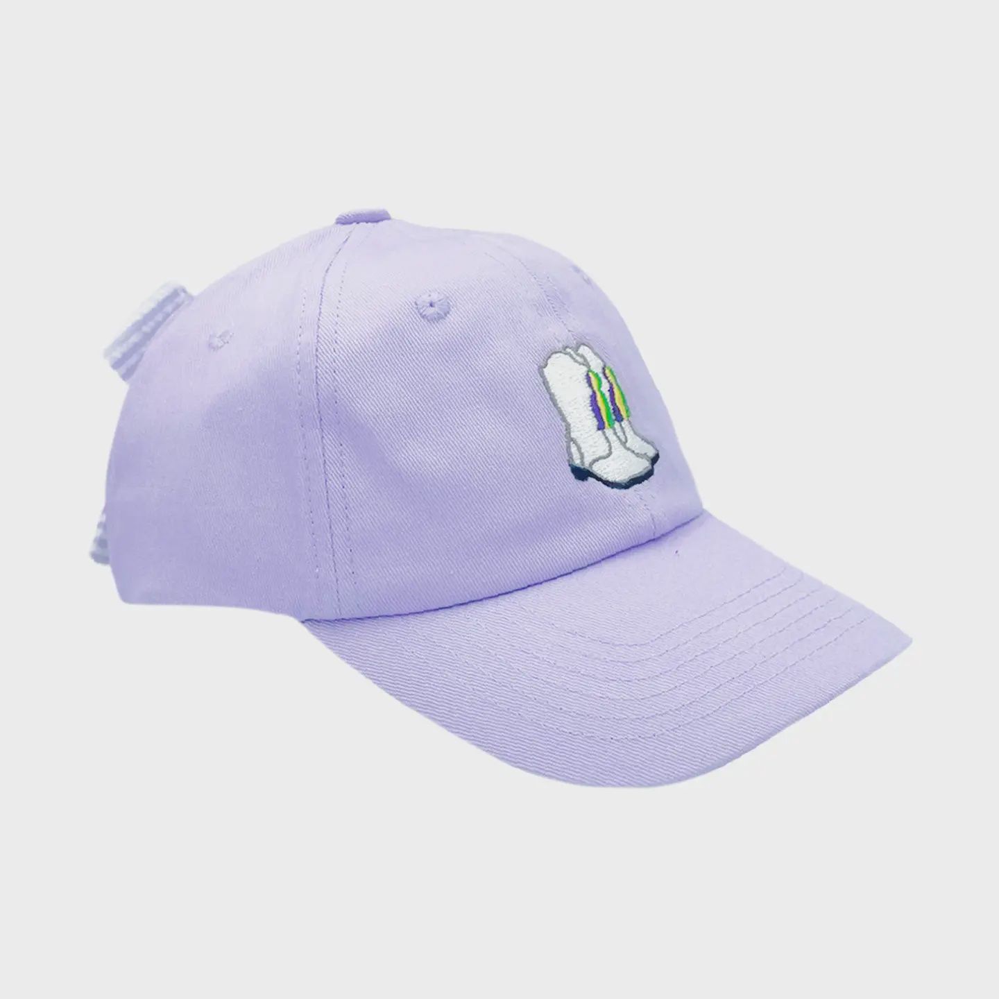 BITS &amp; BOWS MARCHING BOOTS BOW BASEBALL HAT