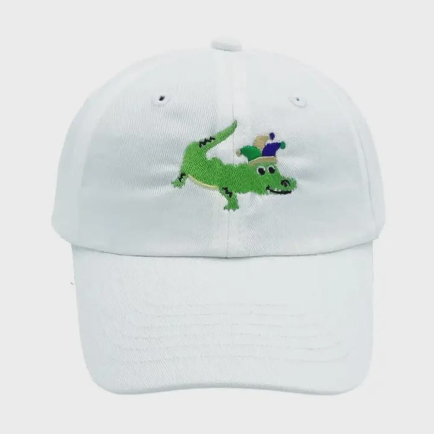 BITS &amp; BOWS JESTER GATOR BASEBALL HAT