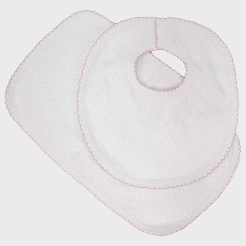 BIB/BURP SET - PINK
