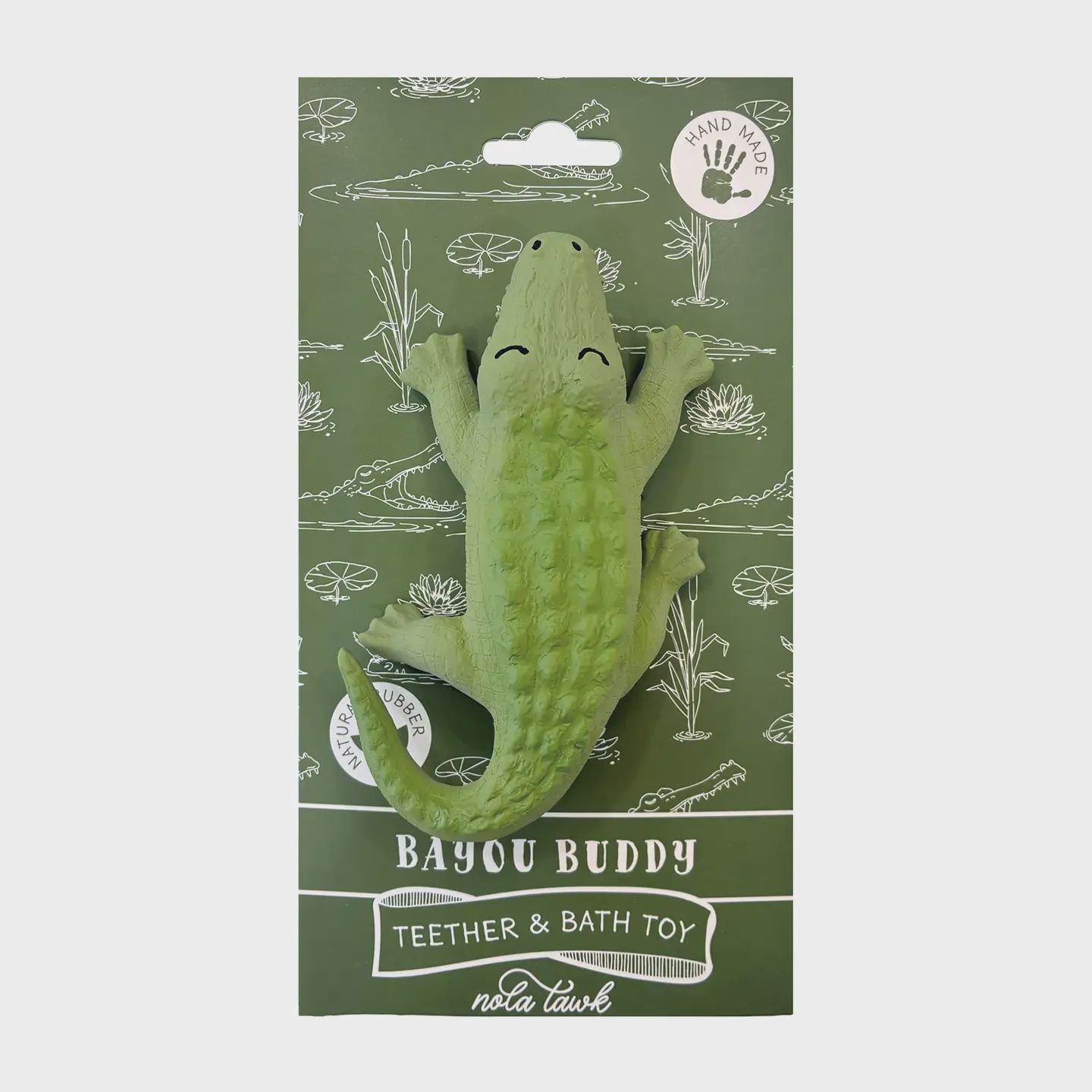 BAYOU BUDDY GATOR TEETHER &amp; BATH TOY