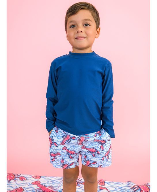 BLUE LOBSTER LAGOON SWIM TRUNKS