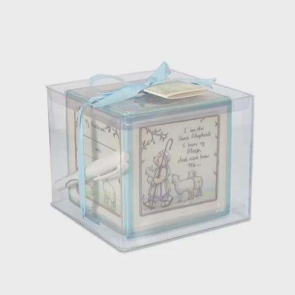 BLUE CHRISTENING BLOCK