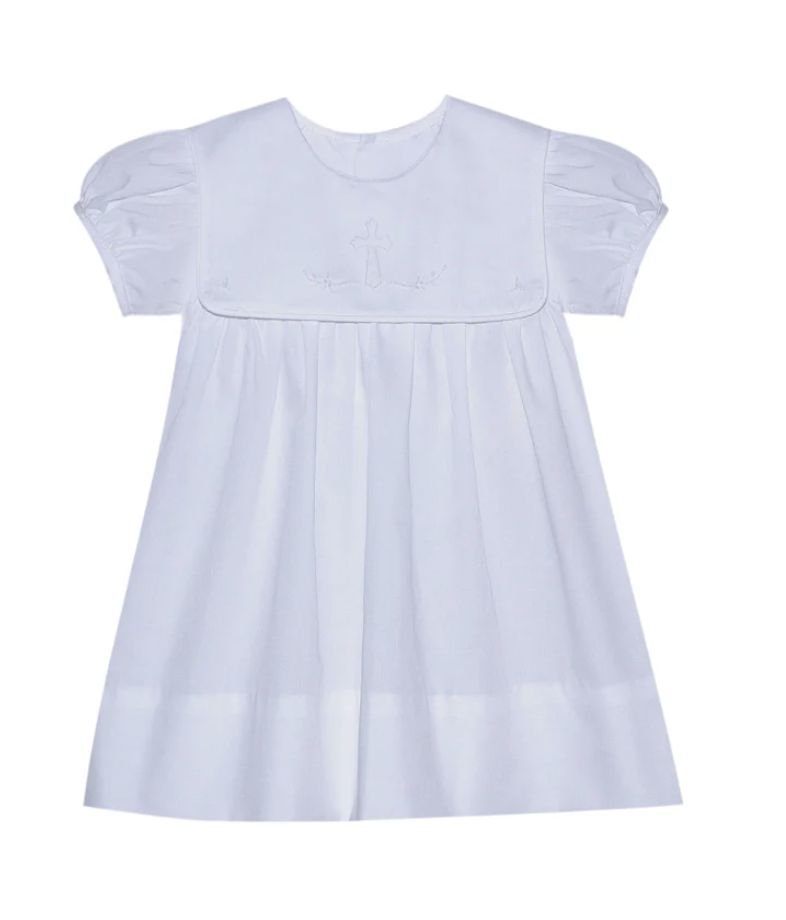 CROSS WHITE ELLIS DRESS
