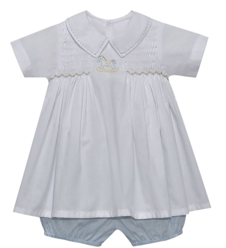 ROCKING HORSE BLUE EMERSON SHORT SET