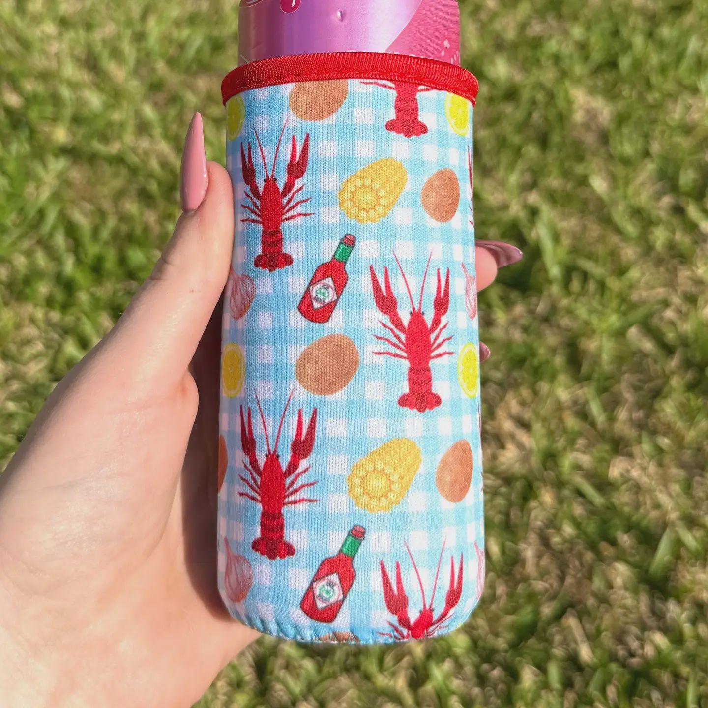 CRAWFISH BOIL SLIM CAN SLEEVE