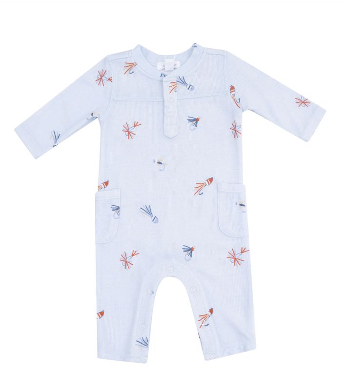 FISHING LURES - SLEEVELESS SHORTIE ROMPER