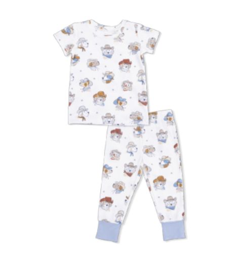 COWDOGS SHORT SLEEVE LOUNGEWEAR SET