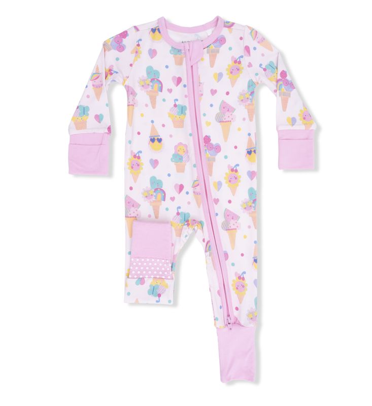 ICE CREAM FUN CREW - CONVERTIBLE ROMPER