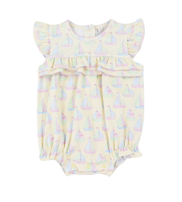 SEAS THE DAY ROSALIE RUFFLE ROMPER