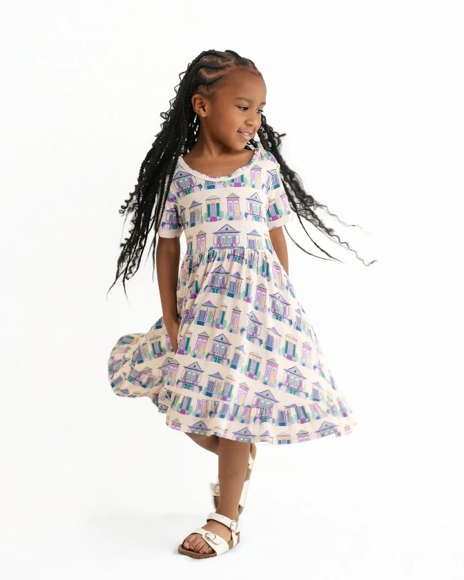 HOME SWEET NOLA TWIRL DRESS