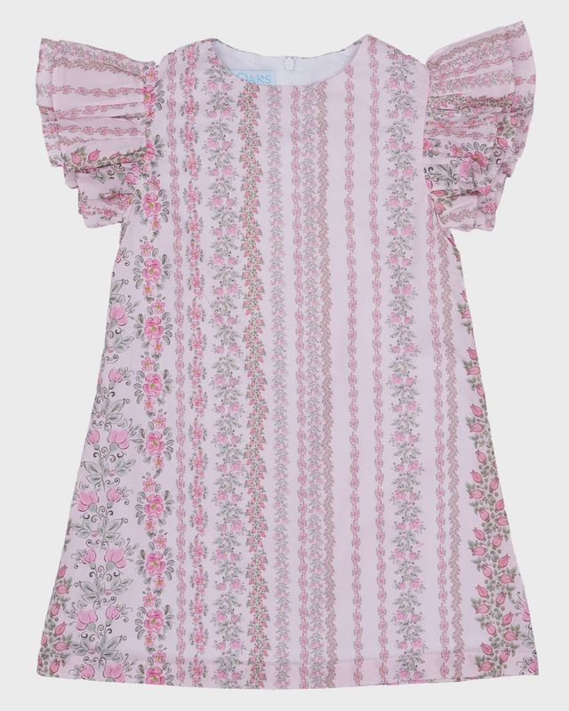 BLAYKE PRETTY PINK TRELLIS DRESS