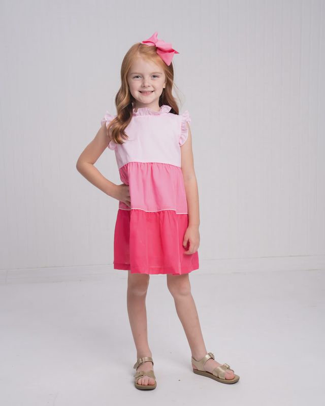 VALERIA SHADES OF PINK DRESS