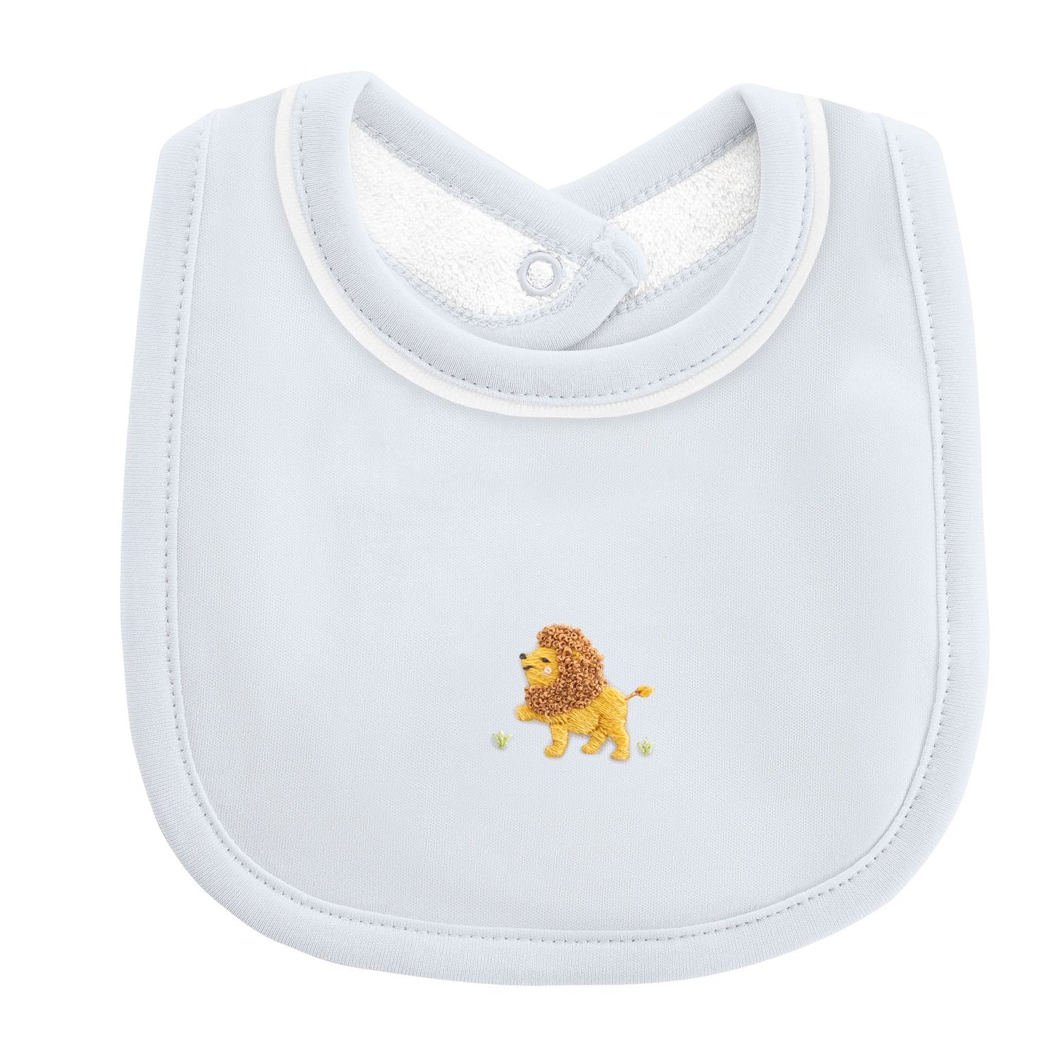 SAFARI ADVENTURE BIB W/ PIPING TRIM