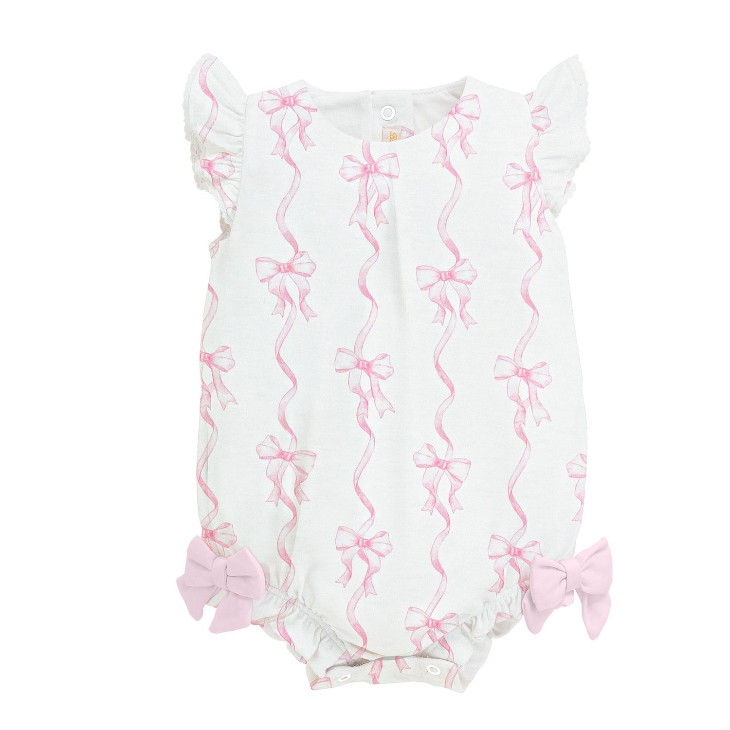 COQUETTE BOWS BUBBLE W/ RUFFLES &amp; BOWS