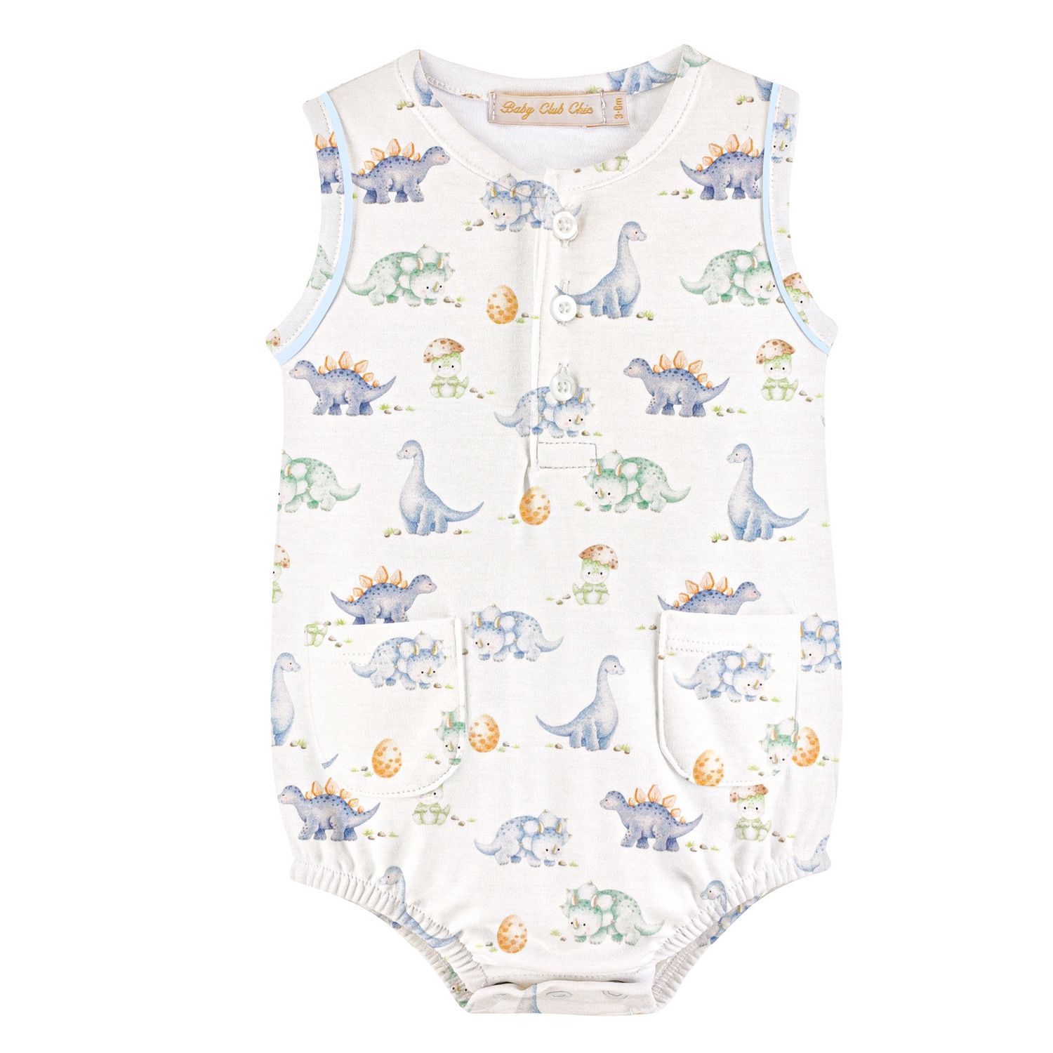 PASTEL DINOS BUBBLE W/ POCKETS