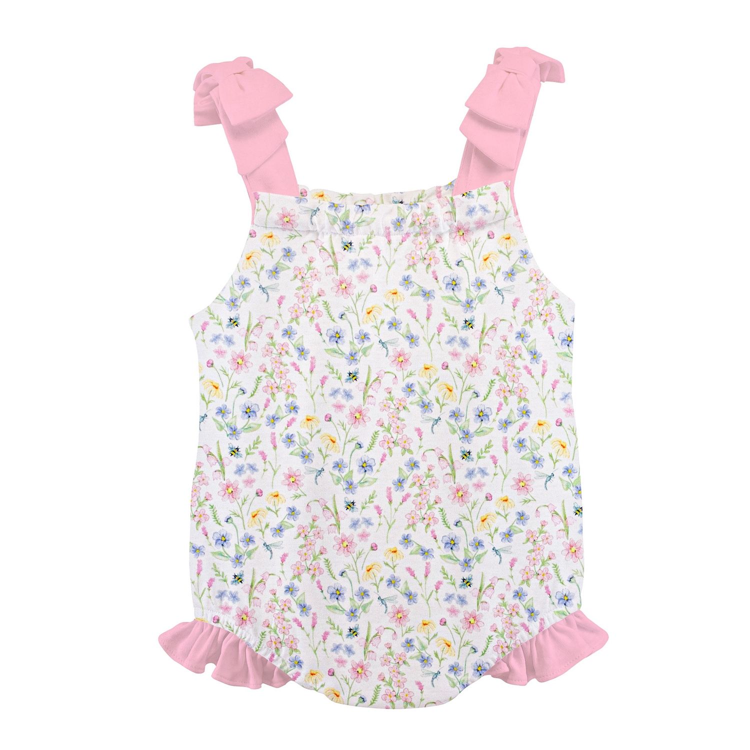 SPRING BLUSH BUBBLE W/ BOWS