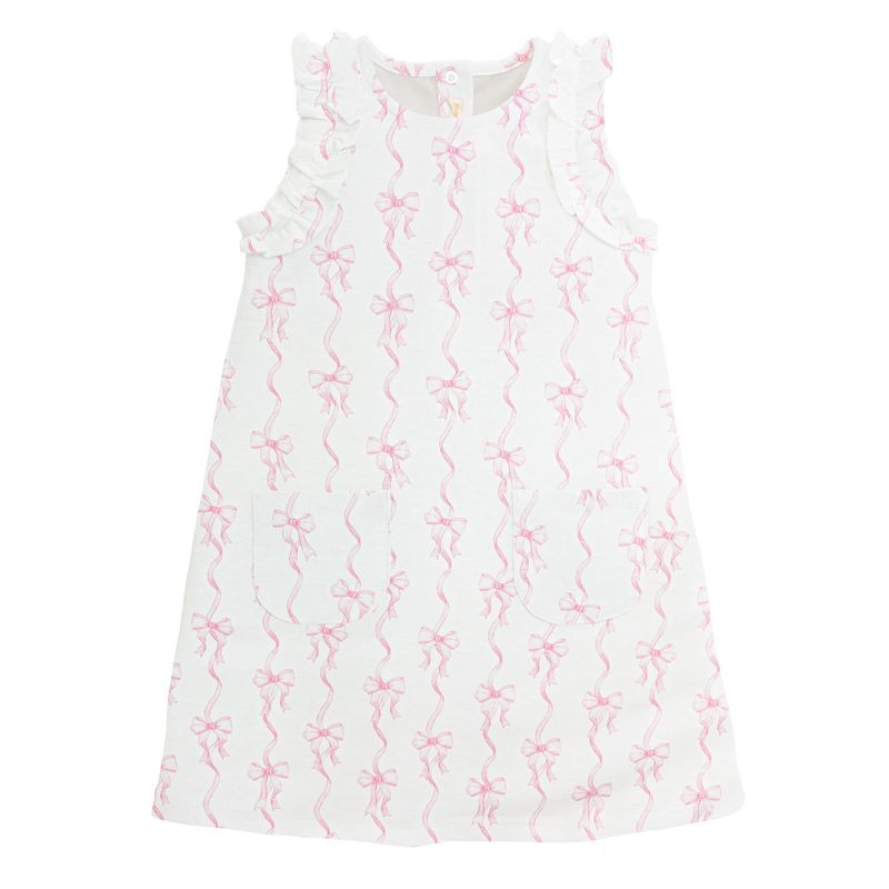 COQUETTE BOWS DRESS W/ RUFFLES