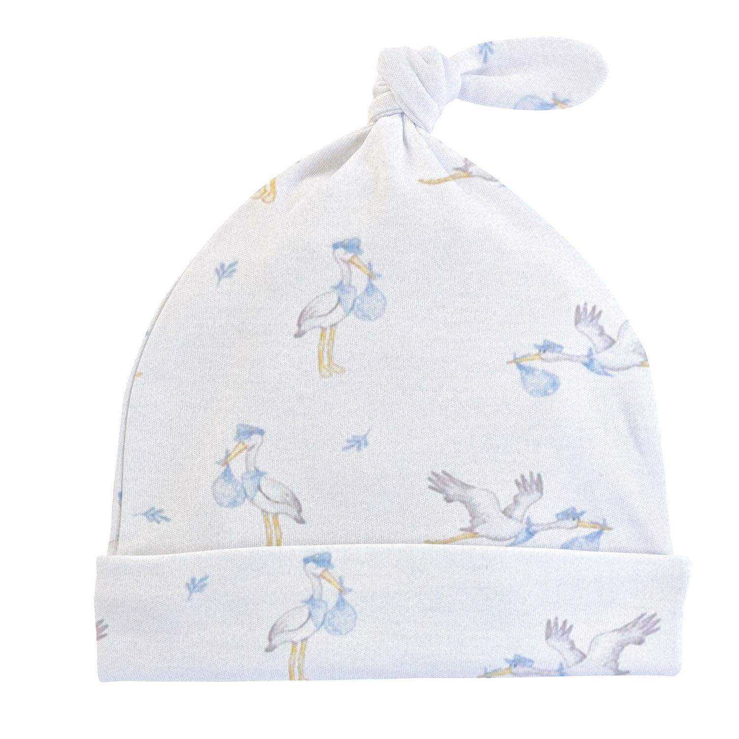 TINY STORKS- BOY HAT W/ KNOT